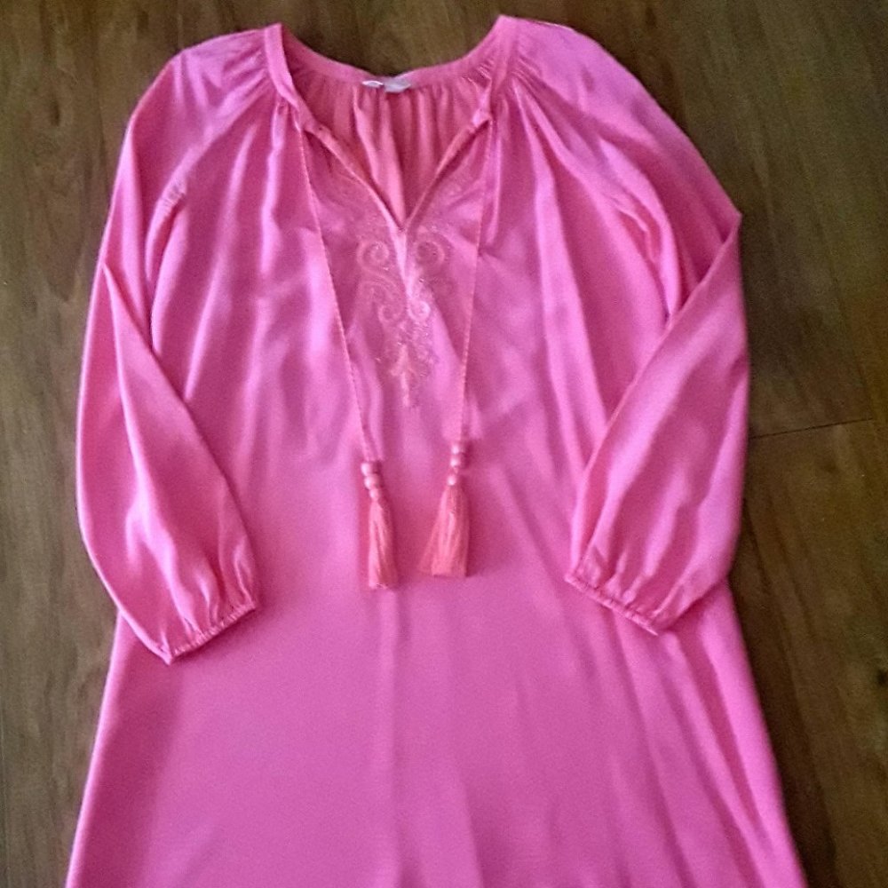 Lilly Pulitzer Pink Silk Dress